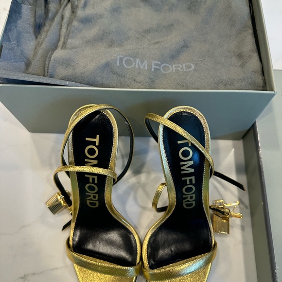 Tom ford gold lock heels - Picture 8 of 16